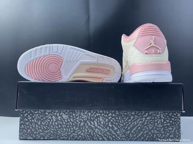 Kicked Out Shoe Store 3 Jordan Rust CK9246-116 Retro Air Pink Sail (W) 0728
